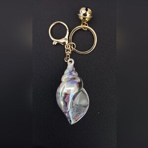 Conch Shell Pendant Keychain